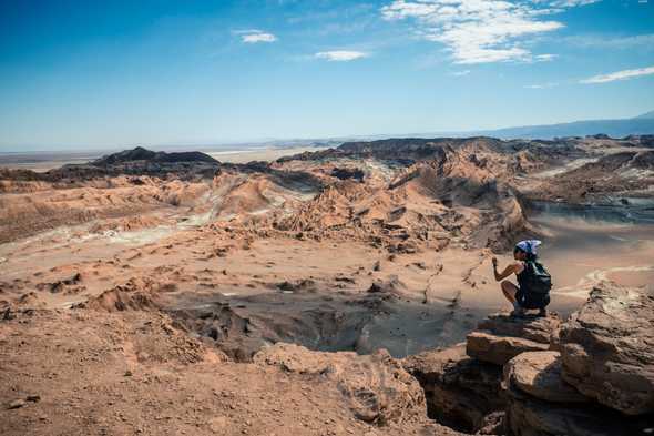 Solo traveling means asking other solo travelers to take your photo.