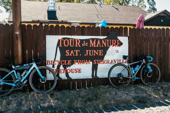 manure tour on bikes
